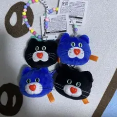 mojojojo フェイスポーチ ビーズ付きフェイスマスコット 4種セット