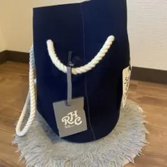 新品未使用　RHC ネイビー 巾着　 ショルダーバッグのサムネイル