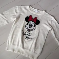 L(110～120cm) GLOBAL WORK ミニーマウス コットンニット