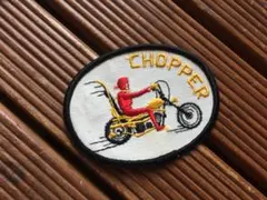 【70's Chopper ワッペン】ビンテージ チョッパー ハーレー