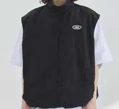 peate whisper pile vest ROKU ジレ ブラック - メルカリ