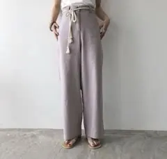 willfully　リネンワイドパンツ
