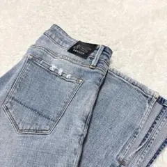 DENHAM デンハム ダメージデニムパンツ ダメージ加工 裾スリットのサムネイル