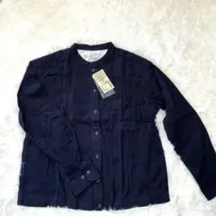 新品未使用　MUJI 無印良品　レディース　スタンドカラーシャツ　Mサイズ