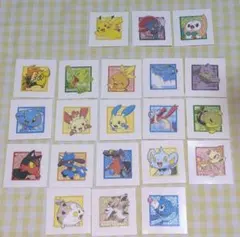 ポケットモンスター パウンドケーキ デコキャラシール 第10弾
