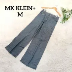エムケーミッシェルクラン デニムパンツ(M)ブルーグレー コットン 薄手 大人