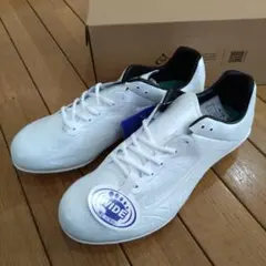 ほぼ新品】Mizuno 野球 ホワイト スパイク ポイント 27センチ - メルカリ