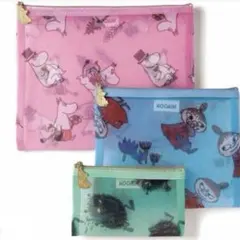 ムーミン　メッシュポーチ3点セット
