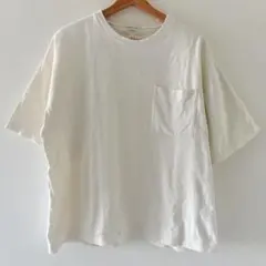 beno Lounge wear Tシャツ　五分丈　白　M 綿のサムネイル