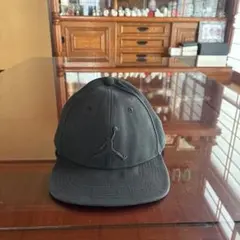 【オールブラック】jordan キャップ　ジャンプマン
