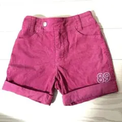 HAKKA KIDS ￼コーデュロイ　半ズボン 110サイズ ピンク