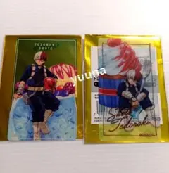 ヒロアカ　雄英高校オープンスクール　クリアカード　轟焦凍　カップケーキ　原画展