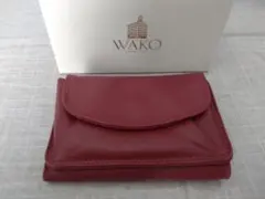 新品 銀座和光 WAKO バーガンディ 三つ折り財布 Antoniniのサムネイル
