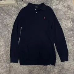Polo Ralph Lauren ネイビー 長袖ポロシャツ XL