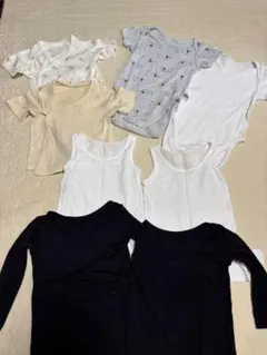 ユニクロ　ベビー肌着　8点セット