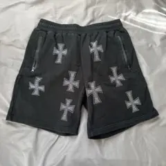 UNKNOWN ラインストーン ハーフパンツ ブラック L 美品のサムネイル