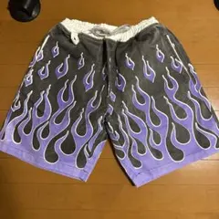 US アス 三軒茶屋 フレイムス ファイヤーパターン ショートパンツ