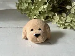 手彫りの温もり ほのぼの犬の木彫りインテリア