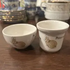 【本日限定】ウェッジウッド　ピーターラビット　エッグ&シュガーカップ　2個セット