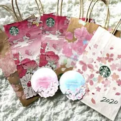 スターバックス　さくら　紙袋　桜　コースター