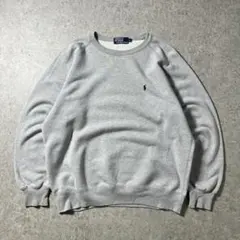 ポロラルフローレン スウェット グレー L ポニー刺繍