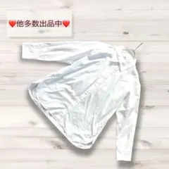 人気❗️【UNIQLO】コットン長袖シャツ レディースL