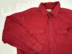 ⭐︎ 【L.L.Bean】　エルエルビーン　シャツ　レッド　アメリカ古着
