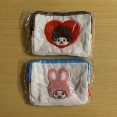 モンチッチ/さがらポーチ/ハート&チムたん