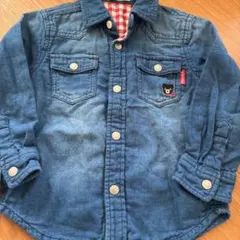 DOUBLE.B デニムシャツ 90サイズ