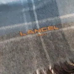 LANCEL チェック柄マフラー