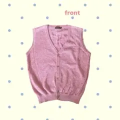 ピンクニットベスト★のサムネイル
