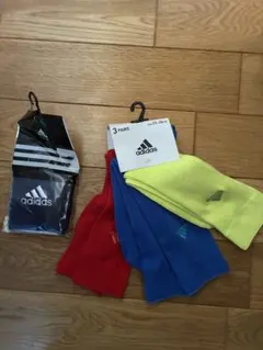 adidas アディダス リストバンド 靴下 ソックス 未使用 23-26cm