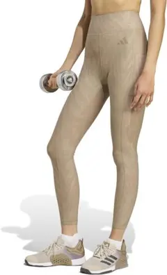 アディダス　スポーツタイツ　レギンス　カーキブラウン　M