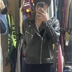 【古着】変形レザーy2k 90s 00s ヴィンテージ　archive