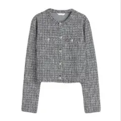 H&M 完売品 テクスチャードカーディガン M