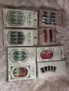 ネイルチップ8セット 多様なデザイン