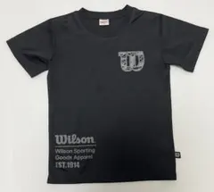 Wilson ウィルソン テニスウェア シャツ 黒 ブラック キッズ 150のサムネイル