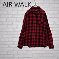 AIR WALK エアウォーク バッファローチェック ネルシャツのサムネイル