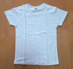 ハリウッドランチマーケット　ストレッチフライス半袖Tシャツ　ライトグレー　2