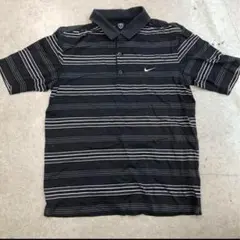 フ*サ様 a*8様 Nike ストライプ ポロシャツ ブラック