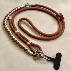 スマホショルダー ストラップ ブラウン系