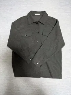 【ユニセックス】ウールライクCPOシャツジャケット