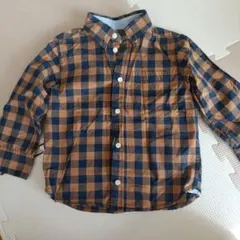 L.O.G.G. チェック柄長袖シャツ 98