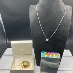 Courreges クレージュ ネックレス ブローチ 箱付き　セット