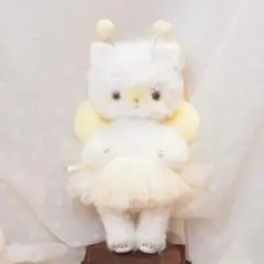 花季の茶猫妖精 アーティストベア 海外作家様 ハンドメイド ぬいぐるみ