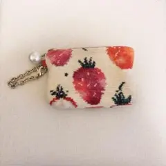 FEILER ストロベリードット キー&カード ポーチ