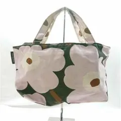 marimekko Unikko トートバッグ 花柄 キャンバス ピンク系のサムネイル