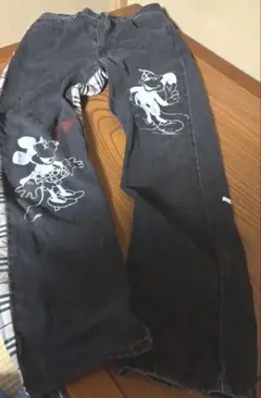 ミッキーデニムパンツ