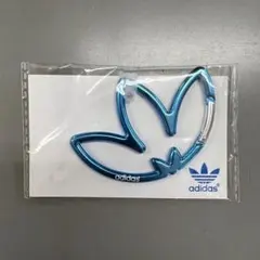 【新品・非売品‼️】adidas トレフォイルカラビナ キーホルダー ブルー 希少のサムネイル
