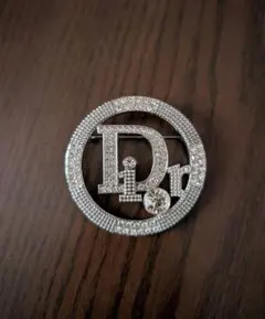 Dior　ディオールノベルティブローチ　シルバー